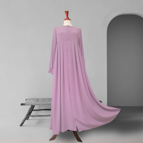 Lina – Elegant Abaya Front-Open