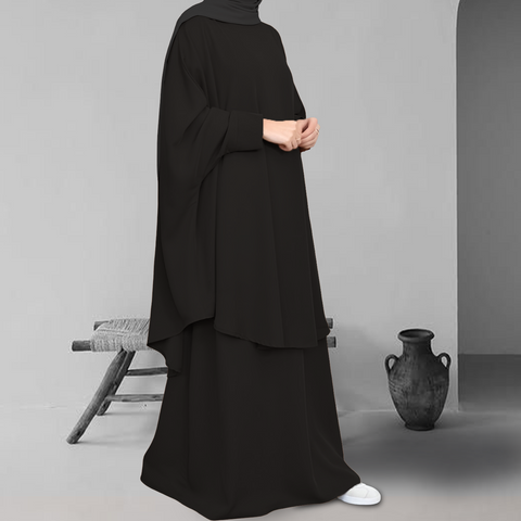 Ziya – Elegant 2-Piece Abaya by Elyet