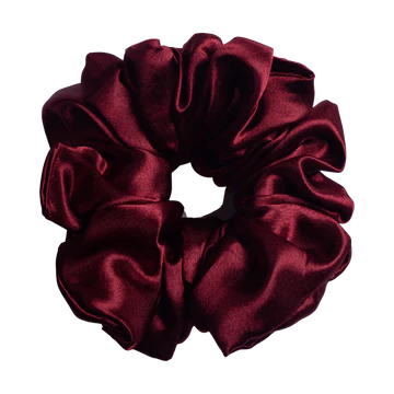 scrunchies - maroon