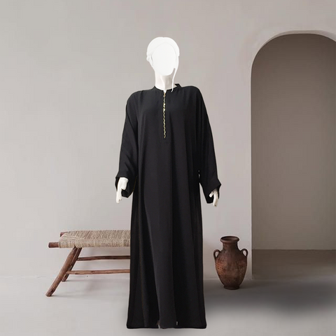 Haya – Kimono-Cut Abaya with Elegant Zip