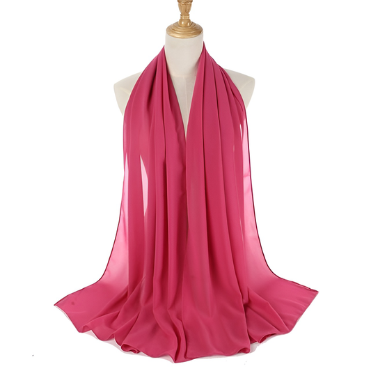 Georgette Hijab | Hot Pink |