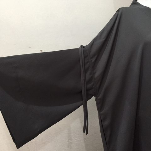 Fajr Gray Abaya – Elegence  Modesty in a Modern Shade
